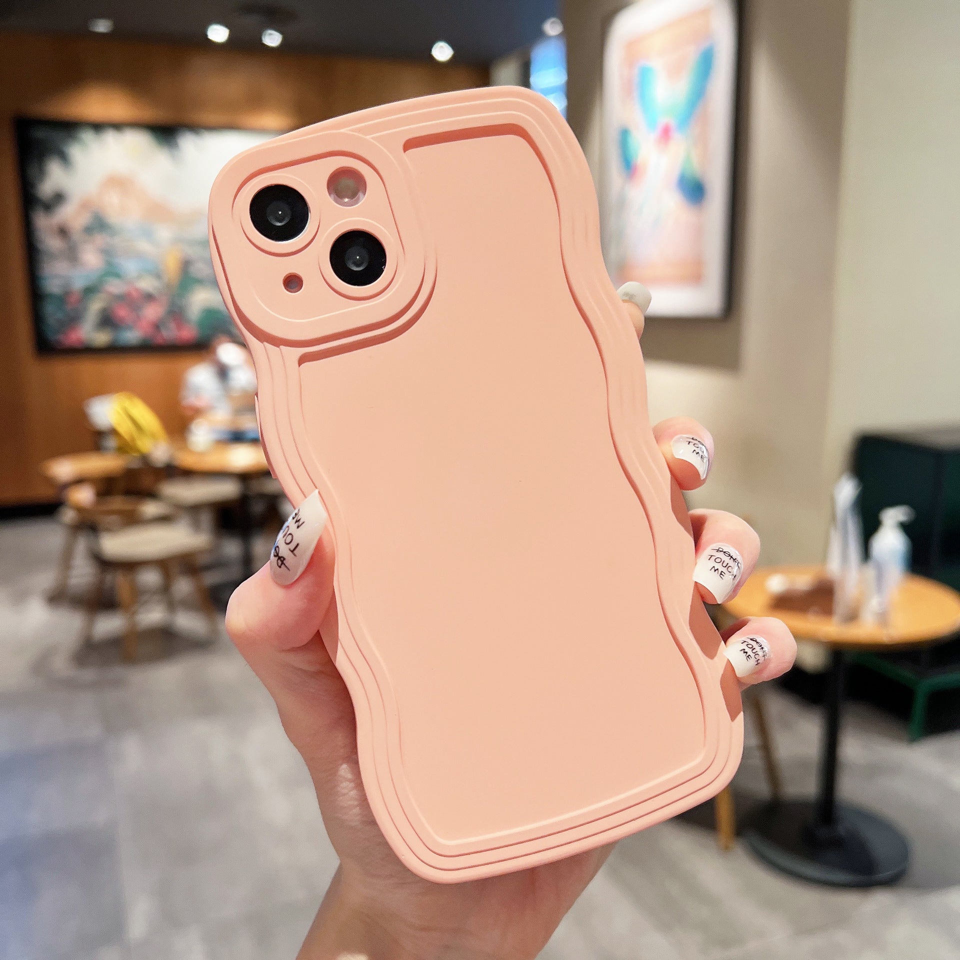 Big Wave Simple Anti-fall Advanced Color Phone Case Big Wave Simple Anti-fall Advanced Color Phone Case